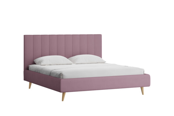 Мягкая кровать Астрид розовый
